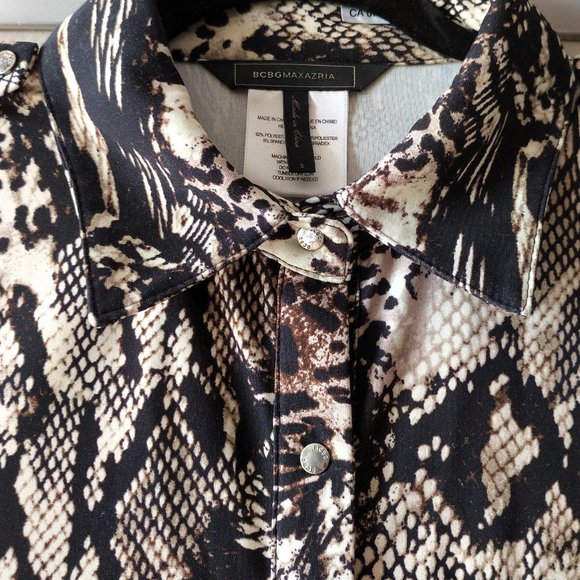 BCBGMAXASRIA Animal print blouse - Small - Picture 2 of 7